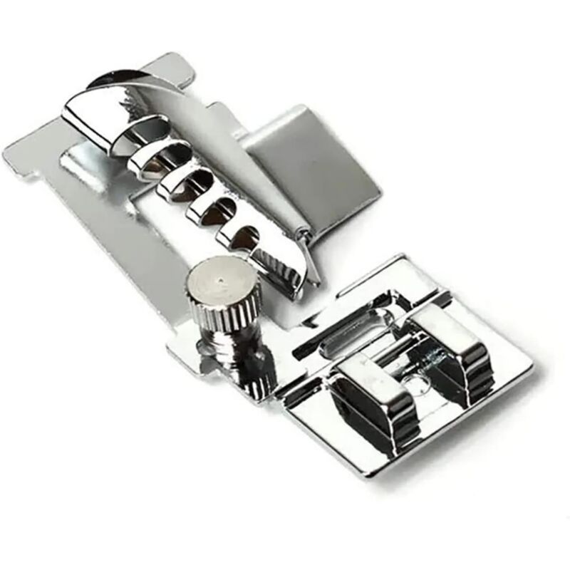 Prensatelas para bies , 5,5 x 3 x 1 cm CY-9907 Prensatelas para bies para máquina de coser doméstica, acero inoxidable, accesorio de costura para