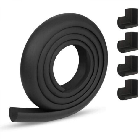 CCYKXA Protection Mousse Sécurité, 2 Mètres Protection des Bords de Meubles et 4 Protecteurs d’Angles