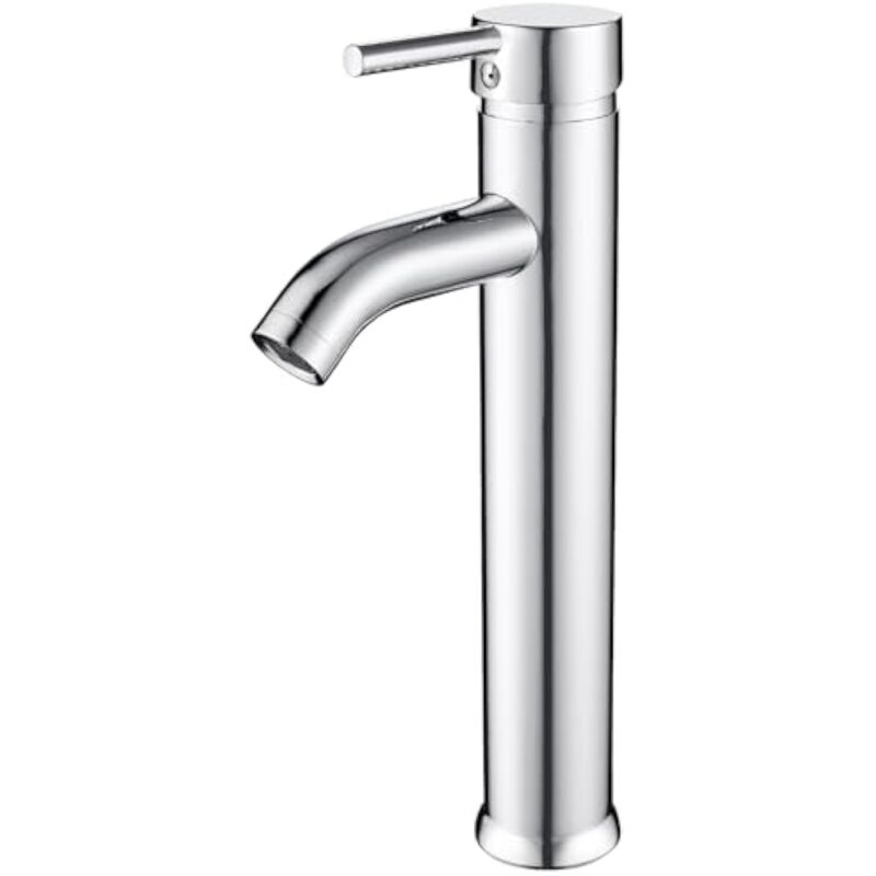 Ccykxa - Robinet Salle Bain Haut, Monocommande Mitigeur Lavabo Robinet Vasque à Poser, Chaude et Froide Réglable de Mitigeur Vasque Salle de Bain,