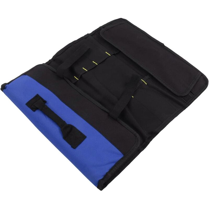 CCYKXA Roll-up Tool Bag, Rolling Tool Bag, Multifunctional Wrench Roll-up Pouch in Thick Oxford Cloth, Wear-Resistant, Waterproof Roll-up Pouch for
