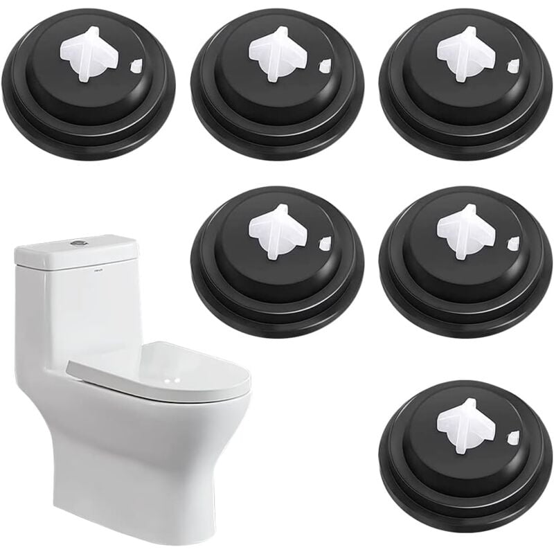 Ccykxa - Rondelles de Diaphragme de Soupape, 6 Pièces Valves à Flotteur pour robinet, Joint Chasse dEau WC,Rondelles de Diaphragme en Caoutchouc de