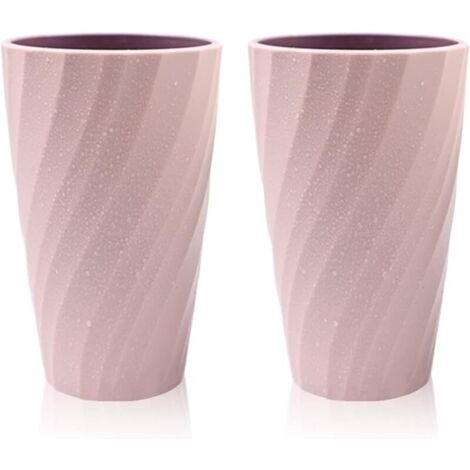 CCYKXA (Rose)Lot de 2 gobelets de Salle de Bain incassables, Doux et Durable, pour Brosse à Dents