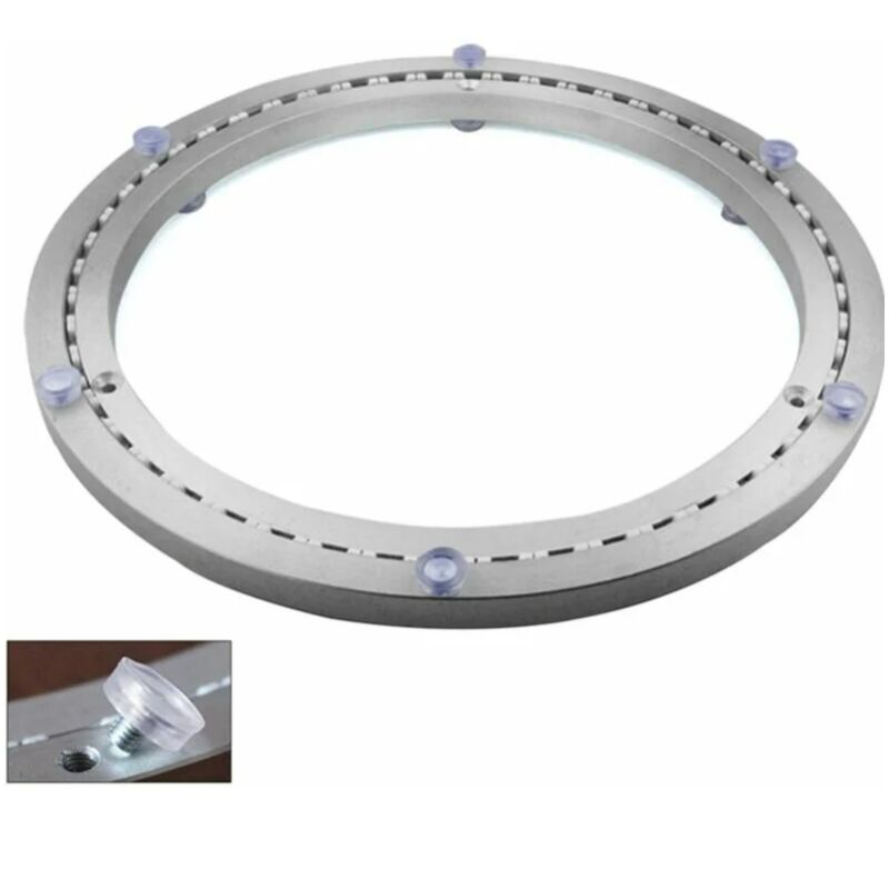 CCYKXA Roulement de plateau tournant en métal, ø44,2cm, base pivotante ronde, rotation à 360°, roulements à billes à une rangée, pour usage intensif