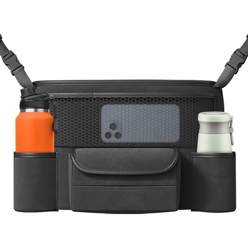 Ccykxa - Sac arrière de siège de voiture, organisateur de siège pour banquette arrière Sac de siège passager,Sac de rangement de voiture de grande