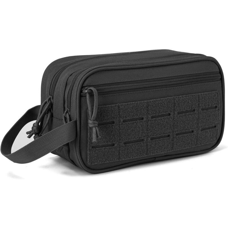 Ccykxa - Sac de Toilette Tactique pour Homme, Sac d'hygiène, Outil Militaire edc, Pochettes Molle, Petite Trousse de Toilette, kit de Rasage pour