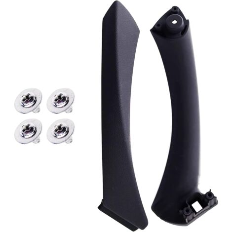 CCYKXA Schwarze rechte Türgriffe und Außentürgriffabdeckung für BMW E90 E91 (2005–2011), Türgriff-Ersatzsatz für BMW 3er (rechts schwarz)