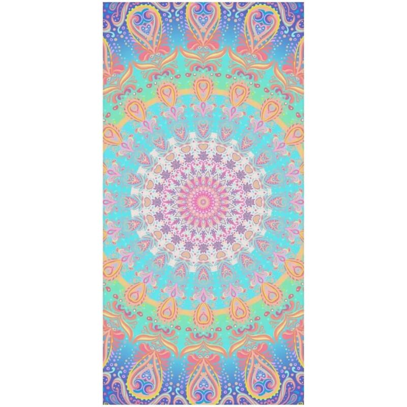 Serviette de plage de style persan en microfibre, sans sable, séchage rapide, pour adultes, adolescents et enfants - Ccykxa