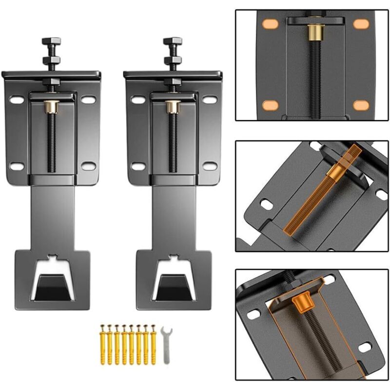 CCYKXA Set of 2 adjustable hanging hooks with accessories, providing secure attachment and stable support for different types of cooker hoods