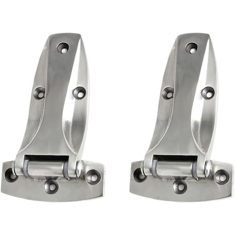CCYKXA Set of 2 heavy-duty stainless steel T-type door hinges for industrial equipment - Folding accessories for furniture and machinery
