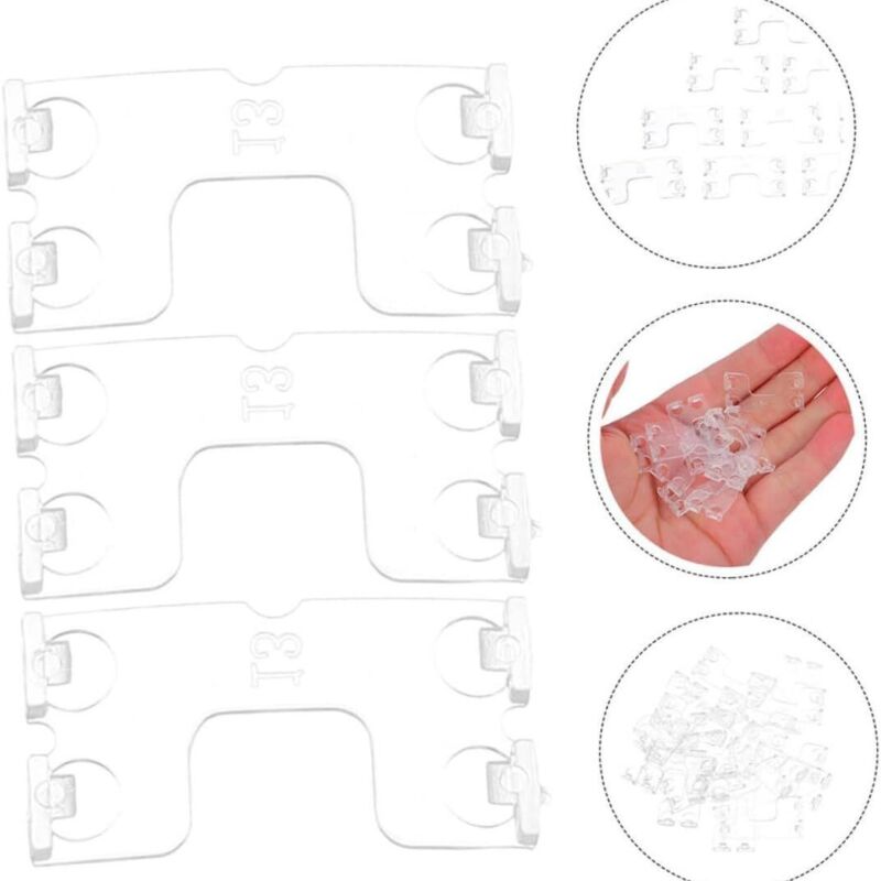 CCYKXA Set of 30 plastic clips for metal or plastic Venetian blinds