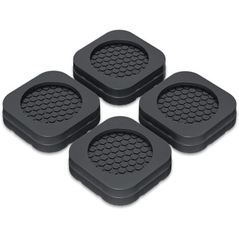 CCYKXA Set of 4 non-slip and anti-vibration rubber pads for floor protection and height improvement, compatible with washing machines, dryers, refrigerators, tables and