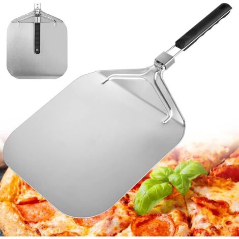 CCYKXA Spatule à pizza pliable, spatule pour four à pizza, spatule à pizza en acier inoxydable, spatule à pizza professionnelle, spatule à pizza en aluminium, convient pour les tartes et les pizzas.