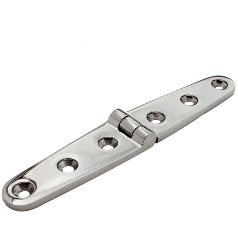 Ccykxa - Stainless Steel Door Hinge Mirror Polished Furniture Hinges for Marine Boat Hinges SUS316 152.5mm28mm 2pcs