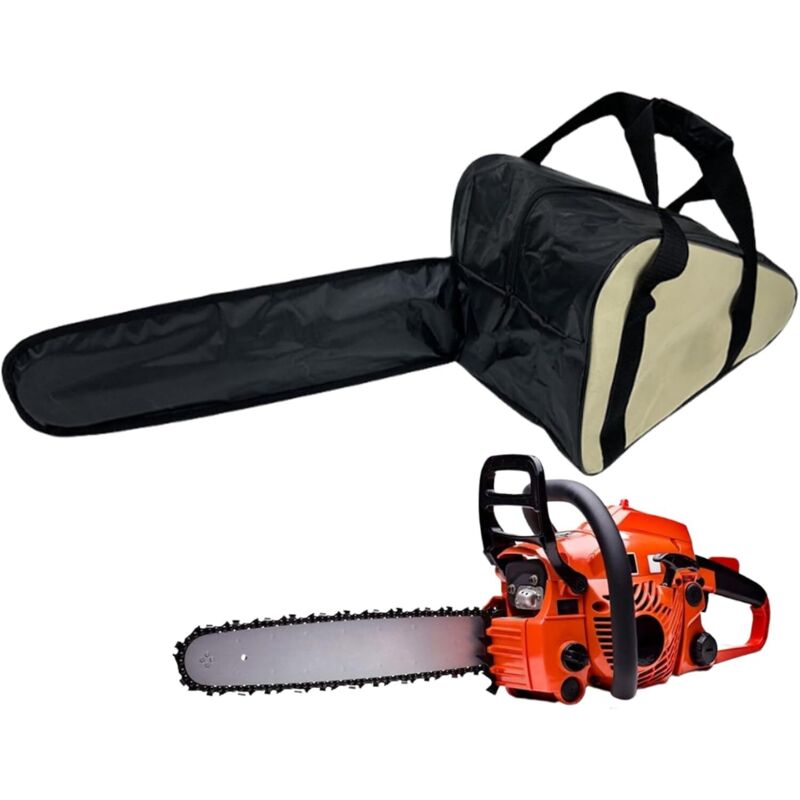 CCYKXA Storage case for 50cm electric chainsaw, portable, stable, easy to carry, shock-resistant Oxford fabric, for gardening, tree pruning, and wood