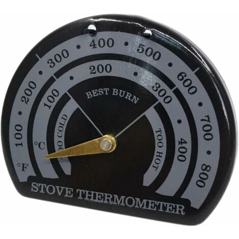 Thermomètre magnétique pour poêle à bois, ventilateur de cheminée, jauge de  température de cheminée accessoires pour brûleur à bois : :  Bricolage