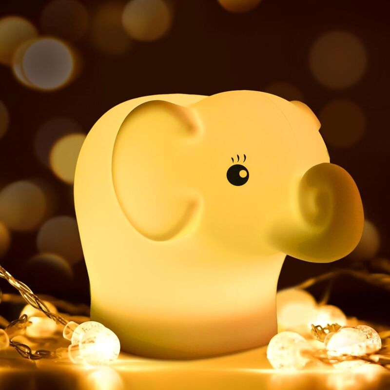 Ccykxa - Veilleuse Enfant - Veilleuse Douce led Multicolore Veilleuse Bebe Enfant Rechargeable usb, Veilleuse Portable Silicone, Cadeau pour Enfants,