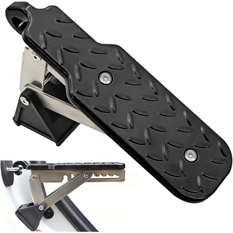 Ccykxa - a 1 pcs Marchepied de Voiture Pliable: Marchepied pour Porte de Voiture, Pédales de Porte Portables avec Coussin Tampon, Pédale de Voiture