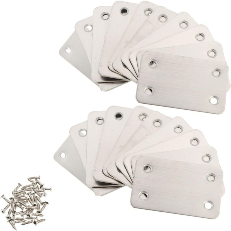 Ccykxa - a 20 Pièces Coin Code Acier Inoxydable Cornière Coin Angle Joint Support Coin Étagère Support Coin Étagère Titulaire Coin Support Coin Angle