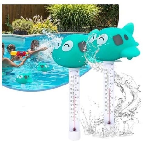 CCYKXAA 2er-Pack schwimmende Poolthermometer - Für Innen- und Außenpools, Badewannen, Aquarien, Teiche