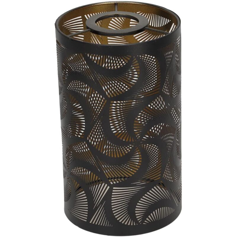 A Abat-Jour en Métal, AbatJour Table Abat-Jour Remplacement Décoratif Motif Cylindrique De Sculpture Sculpté Creux Fer Ombre Abat-Jour Suspendu pour