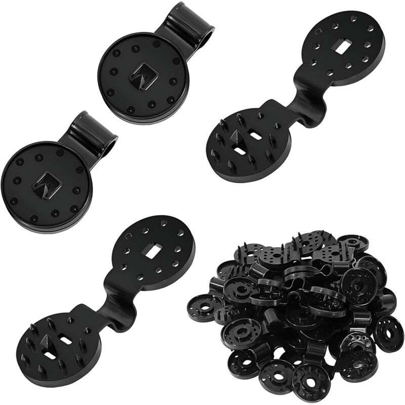 CCYKXAA Lot de 50 clips en plastique pour voile d'ombrage, tissu de protection, fixation de tente, clips de fixation, pour pelouse de fleurs de