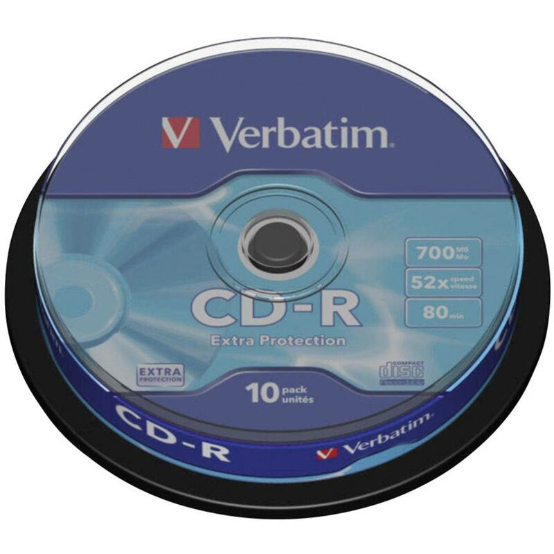 Verbatim - cd-r vierge 700 Mo 43437 10 pc(s) tour