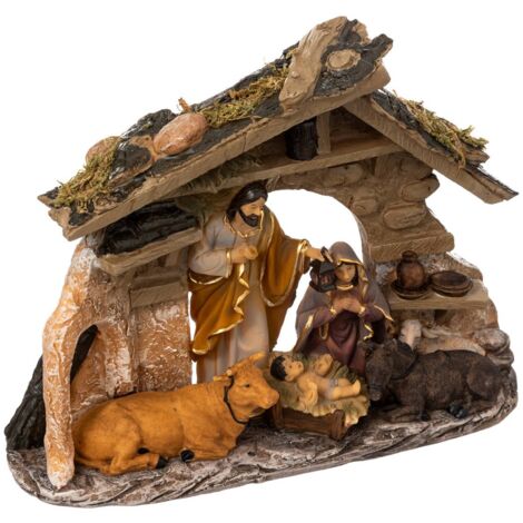 Cdn 5 santoni in resina 30x22cm - Feeric lights & christmas
