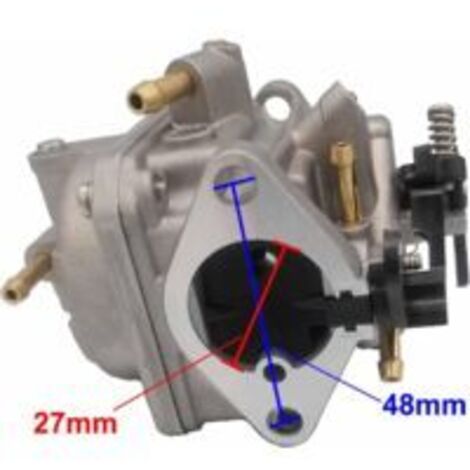 Ce carburateur pour moteur de bateau est compatible avec les moteurs hors-bord 4 temps Nissan, Tohatsu et Mercury MF3.5, MFS4, MFS5 et NFS4 de 3,5, 4, 5 et 6 CV. Il remplace les références 3R1-03200-1