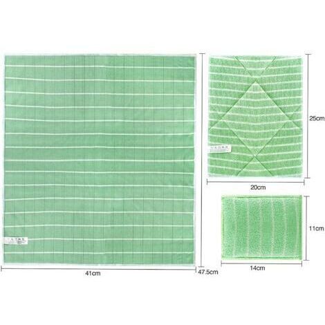 Ce lot de 6 chiffons de nettoyage en microfibre de bambou convient au nettoyage des fenêtres, des miroirs, des carrelages, des carrosseries de voitures, des maisons et des salles de bains.