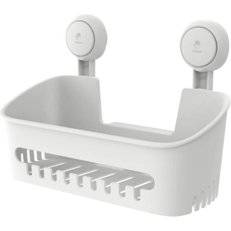 Ce porte-savon de douche réutilisable et sans perçage est facile à installer, est doté d'une ventouse, peut supporter jusqu'à 10 kg, est étanche et convient aux parois de douche carrelées, aux salles