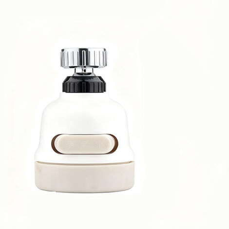 Ce purificateur d'eau rotatif à 360° est doté d'un embout de robinet flexible et d'une conception permettant d'économiser l'eau