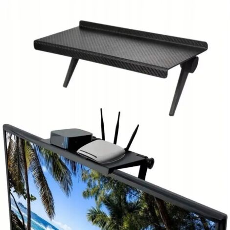 Ce rack de rangement tout-en-un peut contenir des routeurs, des décodeurs, des télécommandes, des téléphones et bien plus encore.