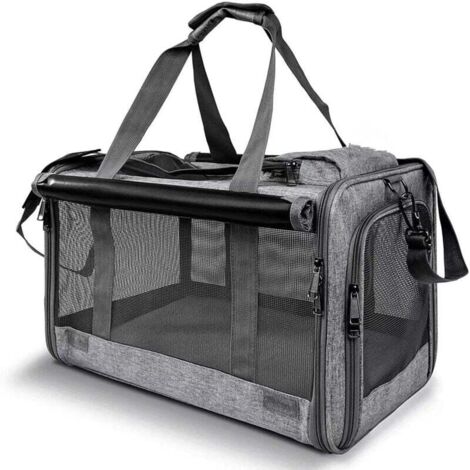 Ce sac de transport portable convient aux grands chats, aux chats moyens et aux chatons pesant jusqu'à 9 kg. Lavable, il préserve l'intimité du chat et est idéal pour la maison comme pour les voyages.