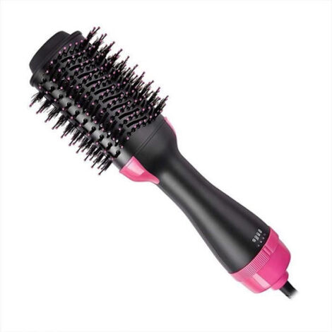 Ce sèche-cheveux et volumisateur 8 en 1 comprend un peigne séchoir, un sèche-cheveux à air chaud et un peigne séchoir rotatif pour un séchage et un coiffage rapides.