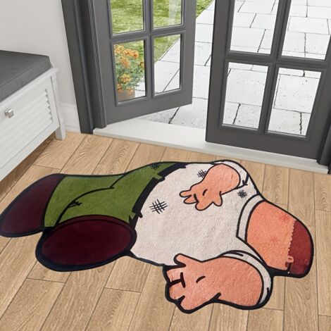 Ce tapis de sol pratique en imitation cachemire est moelleux, doux, confortable et antidérapant. Lavable, il est idéal pour les chambres et les bureaux. Dimensions : 50 x 80 cm.