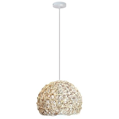 Cebu 1xE27 lampada a sospensione in rattan 30cm
