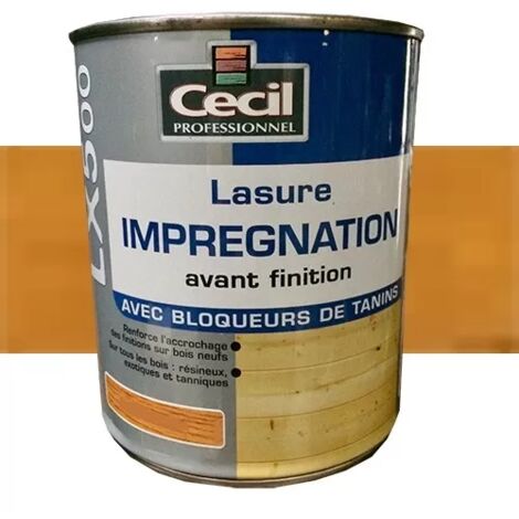 CECIL LX500 Lasure d'imprégnation Châtaignier - 1L