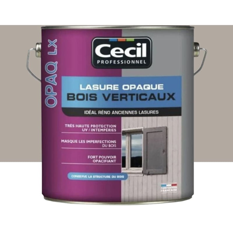 Cecil - Lasure opaque Cécil opaq lx Granit 5 l