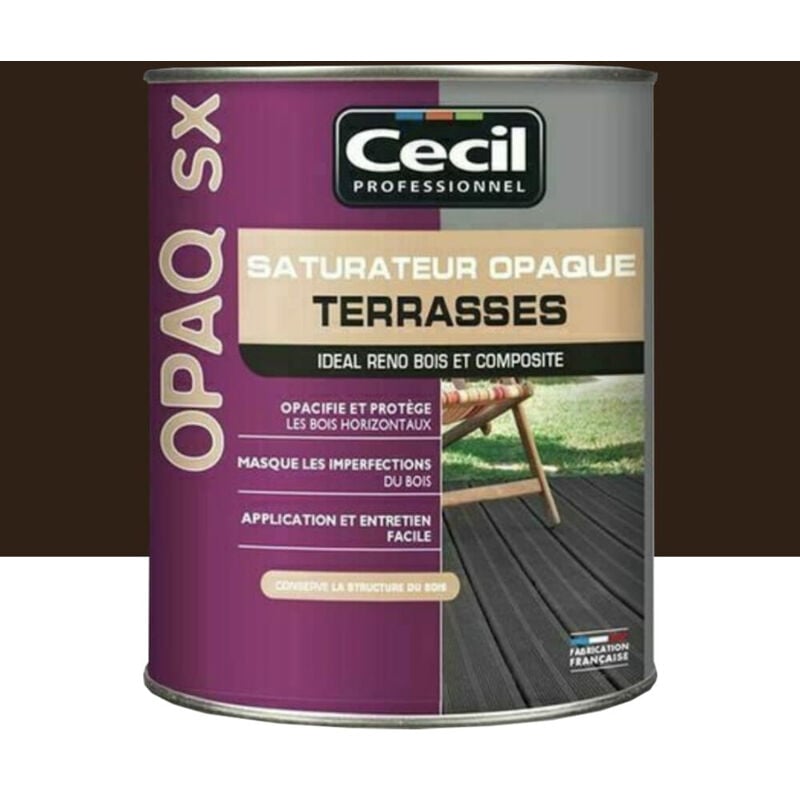 Cecil - Saturateur Terrasses Cécil opaq sx Wengé 1 l
