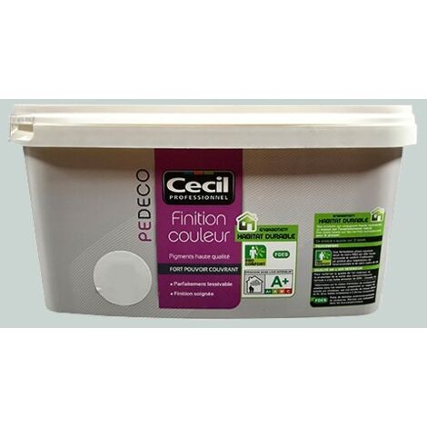 CECIL PE DECO Finition Couleur Gris platine Mat 2,5 L