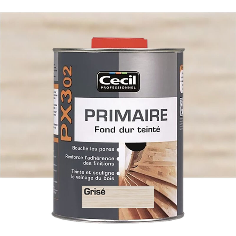 Cecil - Primaire Fond dur Teinté PX302 Effet grisé 1 l