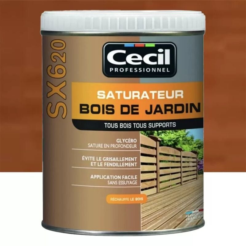 Saturateur Bois de jardin Cecil SX620 Teck 1 l