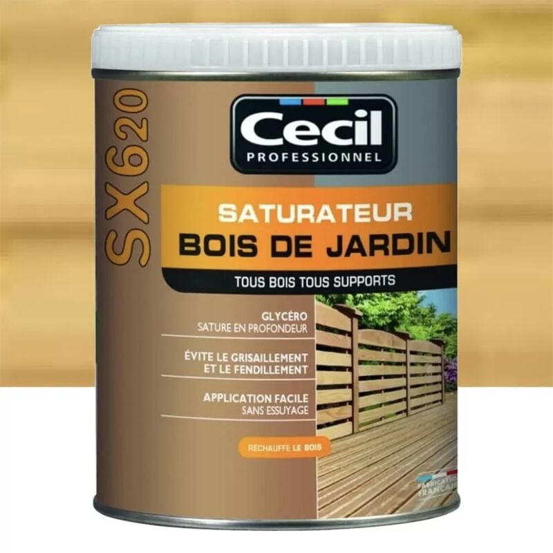 Saturateur Bois de jardin Cecil SX620 Naturel 1 l