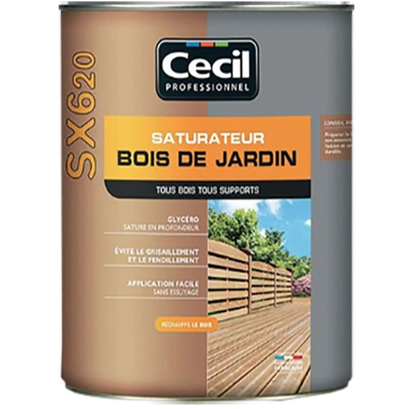 Cecil - Saturateur Bois de jardin SX620 Chêne clair 5 l