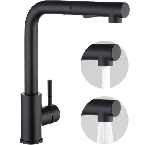 CECIPA Mitigeur Cuisine Extractible Noir