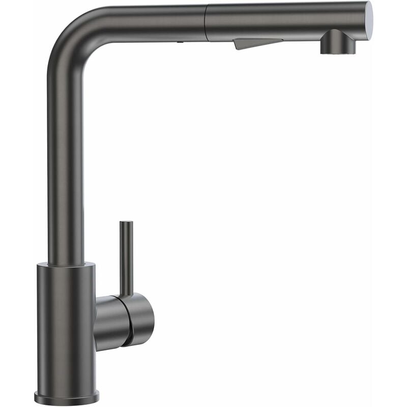 Cecipa - Robinet Cuisine Douchette, Mitigeur de Cuisine Avec Douchette Extractible, Robinet d'Évier à 2 Types de Jets, Mitigeur Évier Monocommande en