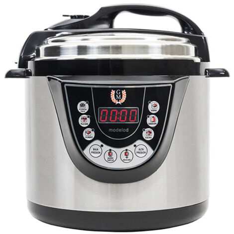 Cecotec 02003 autocuiseur a 6 L Noir, acier inoxydable 1000 W