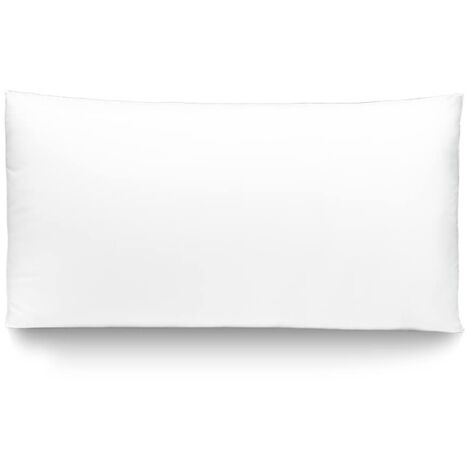 Cecotec Almohada Flow PureComfort 70 cm. Fibra con Tacto de Seda y Tratamiento Antiácaros y Antibacterias, Máximo Confort