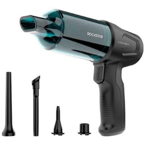 Cecotec Aspiradora de Mano sin Cable Motor BLDC Conga Rockstar Micro Hand. 80W, Potencia de Succión 12kPa