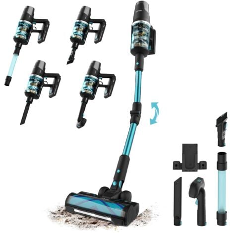 CECOTEC Aspirador vertical conga rockstar rx90 ai aquapet flex. máxima potencia de succión de 350 aw y ultrapotencia de 850 w. 100 minutos de autonomía. inteligencia artificial.